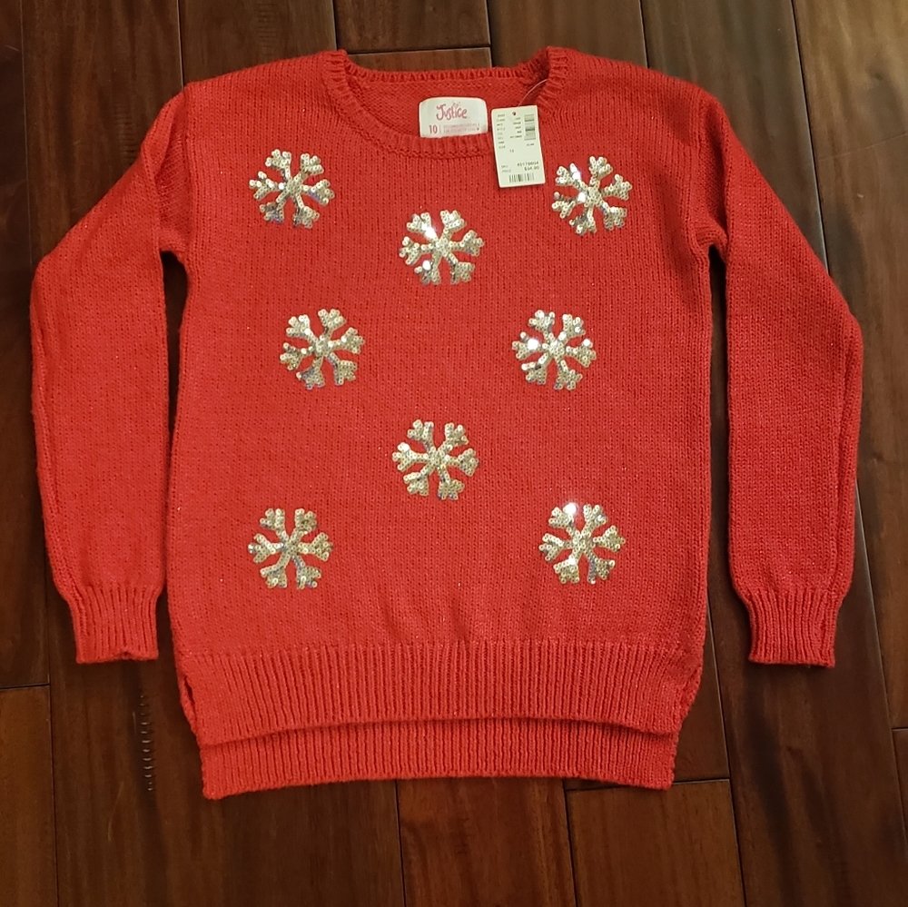 NWT Justice sweater